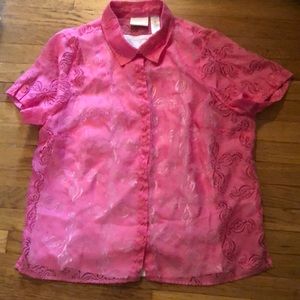 ALFRED DUNNER 2-PIECE SET - PINK - SIZE 16W - NWOT